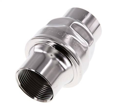 G1-1/4'' Check Valve Stainless Steel 316 FKM (Light Spring) 0.03-16bar - CLIS4E