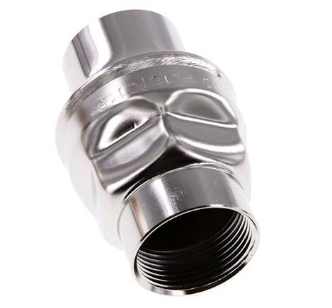 G1 1/4'' RVS 316 Terugslagklep FKM 0,03-16bar - NSF ANSI 61 - Versterkte pin [6 stuks]