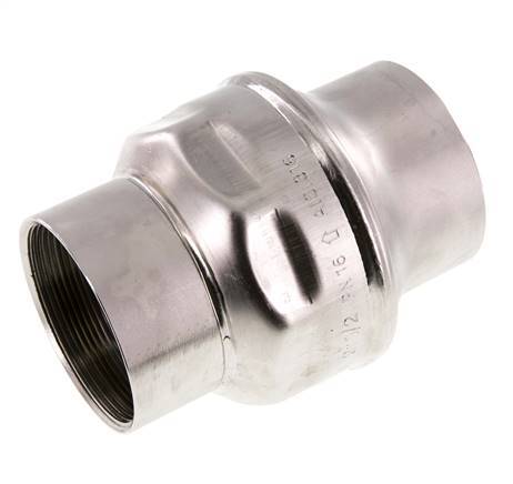 G2-1/2'' Check Valve Stainless Steel 316 FKM (Light Spring) 0.03-16bar - CLIS4E