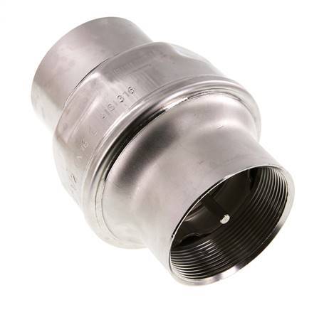 G2-1/2'' RVS 316 Terugslagklep FKM (Lichte Veer) 0.03-16bar - CLIS4E