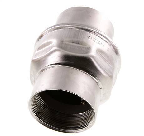 G2-1/2'' RVS 316 Terugslagklep FKM (Lichte Veer) 0.03-16bar - CLIS4E