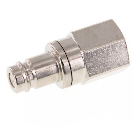 Vernikkeld Messing DN 10 Luchtkoppeling Insteeknippel G 1/2 inch Binnendraad Double Shut-Off