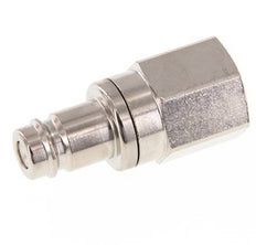 Vernikkeld Messing DN 10 Luchtkoppeling Insteeknippel G 1/2 inch Binnendraad Double Shut-Off