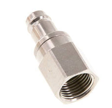 Vernikkeld Messing DN 10 Luchtkoppeling Insteeknippel G 1/2 inch Binnendraad Double Shut-Off