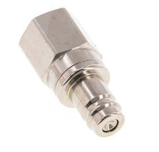 Nickel-plated Brass DN 10 Air Coupling Plug G 1/4 inch Female Double Shut-Off