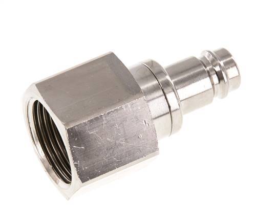 Vernikkeld Messing DN 10 Luchtkoppeling Insteeknippel G 3/4 inch Binnendraad Double Shut-Off