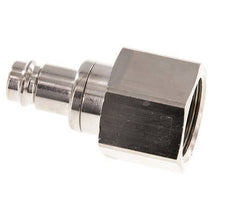 Vernikkeld Messing DN 10 Luchtkoppeling Insteeknippel G 3/4 inch Binnendraad Double Shut-Off