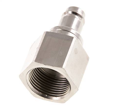 Vernikkeld Messing DN 10 Luchtkoppeling Insteeknippel G 3/4 inch Binnendraad Double Shut-Off