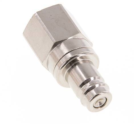 Vernikkeld Messing DN 10 Luchtkoppeling Insteeknippel G 3/8 inch Binnendraad Double Shut-Off