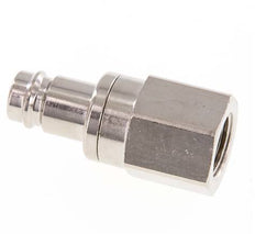 Vernikkeld Messing DN 10 Luchtkoppeling Insteeknippel G 3/8 inch Binnendraad Double Shut-Off