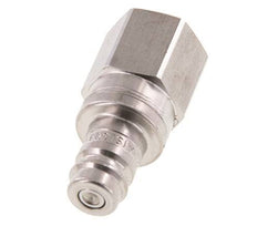 RVS DN 10 Luchtkoppeling Insteeknippel G 3/8 inch Binnendraad Double Shut-Off