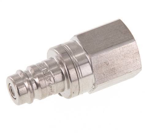 RVS DN 10 Luchtkoppeling Insteeknippel G 3/8 inch Binnendraad Double Shut-Off