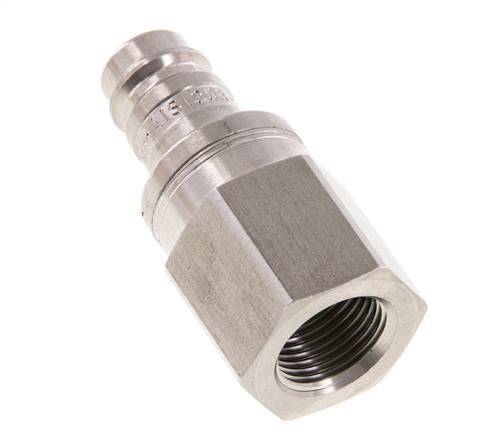 RVS DN 10 Luchtkoppeling Insteeknippel G 3/8 inch Binnendraad Double Shut-Off