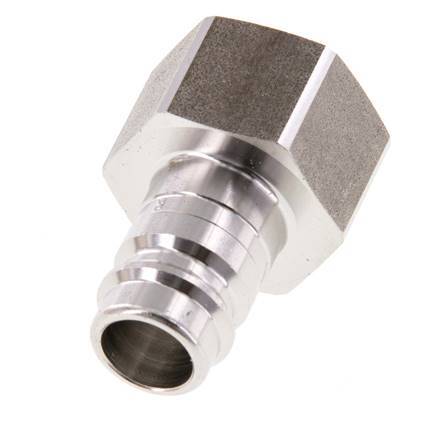 RVS 316L DN 10 Luchtkoppeling Insteeknippel G 1/2 inch Binnendraad