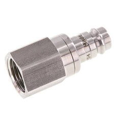 RVS 316L DN 10 Luchtkoppeling Insteeknippel G 1/2 inch Binnendraad Double Shut-Off