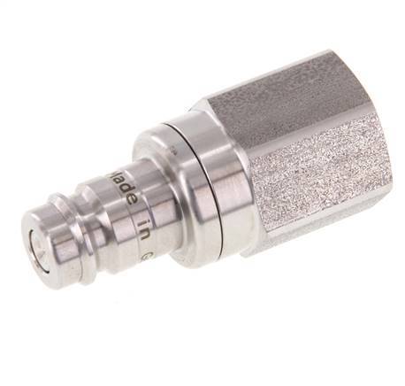 RVS 316L DN 10 Luchtkoppeling Insteeknippel G 1/2 inch Binnendraad Double Shut-Off