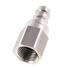 RVS 316L DN 10 Luchtkoppeling Insteeknippel G 1/2 inch Binnendraad Double Shut-Off