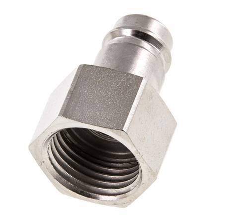 Gehard staal DN 10 Luchtkoppeling Insteeknippel G 1/2 inch Binnendraad