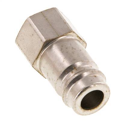 Gehard staal DN 10 Luchtkoppeling Insteeknippel G 1/4 inch Binnendraad