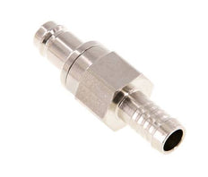 Vernikkeld Messing DN 10 Luchtkoppeling Insteeknippel 10 mm Slangpilaar Double Shut-Off