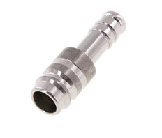 RVS DN 10 Luchtkoppeling Insteeknippel 10 mm Slangpilaar Double Shut-Off