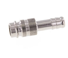 RVS DN 10 Luchtkoppeling Insteeknippel 10 mm Slangpilaar Double Shut-Off