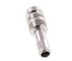RVS DN 10 Luchtkoppeling Insteeknippel 10 mm Slangpilaar Double Shut-Off