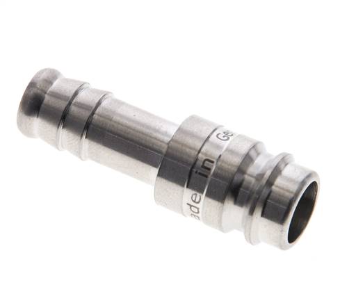 RVS 316L DN 10 Luchtkoppeling Insteeknippel 10 mm Slangpilaar