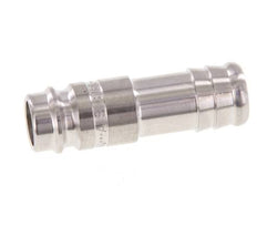 RVS 316L DN 10 Luchtkoppeling Insteeknippel 13 mm Slangpilaar