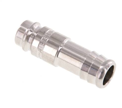 RVS 316L DN 10 Luchtkoppeling Insteeknippel 13 mm Slangpilaar