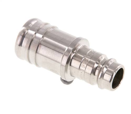 RVS 316L DN 10 Luchtkoppeling Insteeknippel 19 mm Slangpilaar