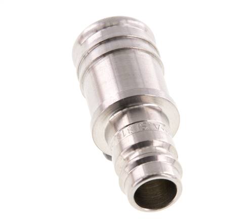 RVS 316L DN 10 Luchtkoppeling Insteeknippel 19 mm Slangpilaar