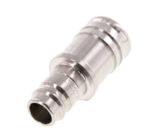 RVS 316L DN 10 Luchtkoppeling Insteeknippel 19 mm Slangpilaar