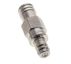 RVS 316L DN 10 Luchtkoppeling Insteeknippel 19 mm Slangpilaar Double Shut-Off