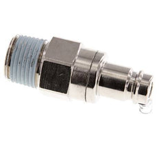 Vernikkeld Messing DN 10 Luchtkoppeling Insteeknippel R 1/2 inch Buitendraad Double Shut-Off