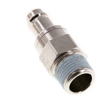 Vernikkeld Messing DN 10 Luchtkoppeling Insteeknippel R 1/2 inch Buitendraad Double Shut-Off