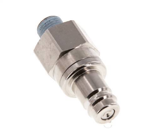 Vernikkeld Messing DN 10 Luchtkoppeling Insteeknippel R 1/4 inch Buitendraad Double Shut-Off