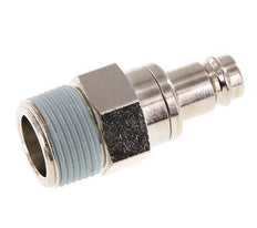 Vernikkeld Messing DN 10 Luchtkoppeling Insteeknippel R 3/4 inch Buitendraad Double Shut-Off