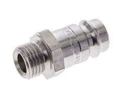 RVS DN 10 Luchtkoppeling Insteeknippel G 1/4 inch Buitendraad