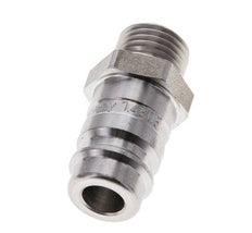 RVS DN 10 Luchtkoppeling Insteeknippel G 1/4 inch Buitendraad