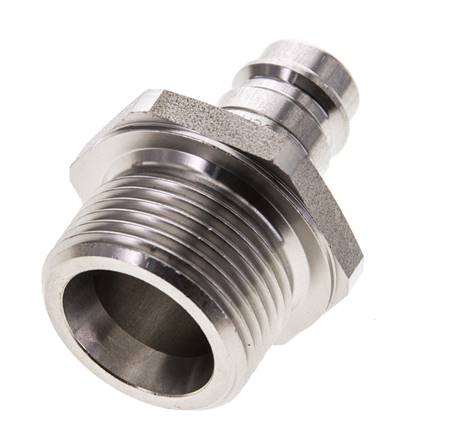 RVS DN 10 Luchtkoppeling Insteeknippel G 3/4 inch Buitendraad