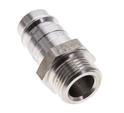 RVS DN 10 Luchtkoppeling Insteeknippel G 3/8 inch Buitendraad
