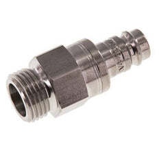 RVS DN 10 Luchtkoppeling Insteeknippel G 1/2 inch Buitendraad Double Shut-Off