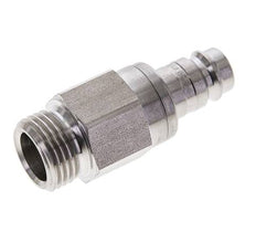 RVS DN 10 Luchtkoppeling Insteeknippel G 1/2 inch Buitendraad Double Shut-Off