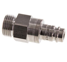 RVS DN 10 Luchtkoppeling Insteeknippel G 1/2 inch Buitendraad Double Shut-Off
