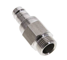 RVS DN 10 Luchtkoppeling Insteeknippel G 1/2 inch Buitendraad Double Shut-Off