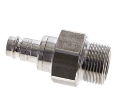 RVS DN 10 Luchtkoppeling Insteeknippel G 3/4 inch Buitendraad Double Shut-Off