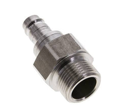 RVS DN 10 Luchtkoppeling Insteeknippel G 3/4 inch Buitendraad Double Shut-Off
