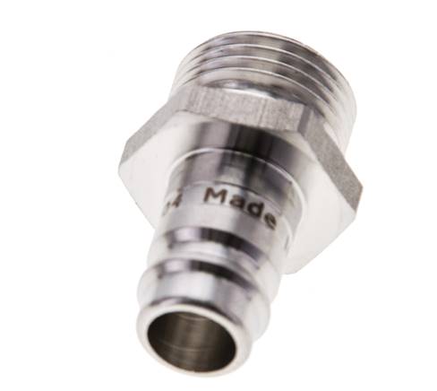 RVS 316L DN 10 Luchtkoppeling Insteeknippel G 1/2 inch Buitendraad