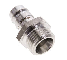 RVS 316L DN 10 Luchtkoppeling Insteeknippel G 1/2 inch Buitendraad